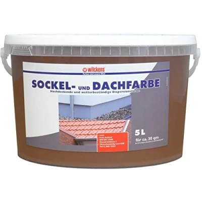 Abbildung von Wilckens Farben Sockelfarbe, 5l Sockel Dachfarbe Havanna Sockelfarbe Außenfarbe