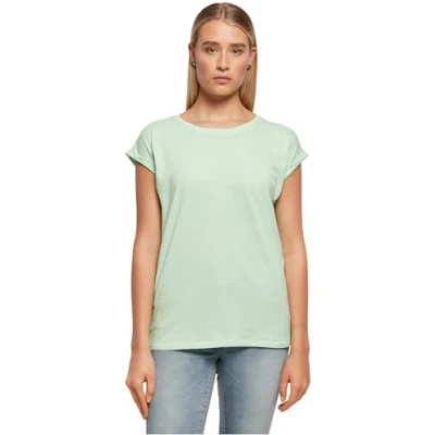 Abbildung von Build Your Brand Damen Ladies Extended Shoulder Tee T Shirt, neo Mint, 4XL