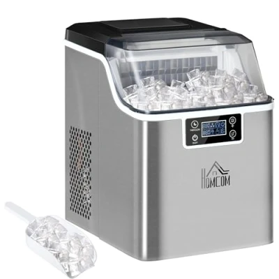 Abbildung von Eiswürfelmaschine 20kg/24h 2,3L Eiswürfelbereiter mit 3,2 L Wassetank