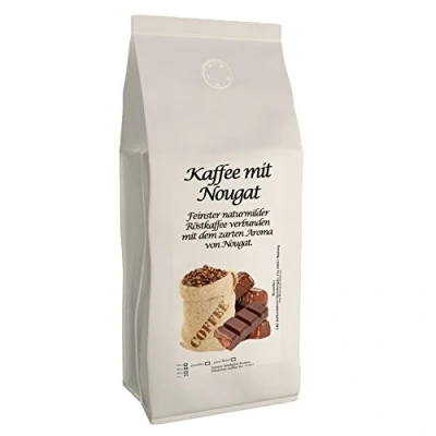 Abbildung von Aromakaffee Aromatisierter Kaffee Ganze Bohne Frisch von uns Geröstet (Nougat, 500 Gramm)