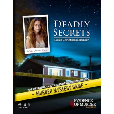 Abbildung von Deadly Secrets Solve Christine&#039;s Murder: A Cold Case Murder Mystery Detective Investigation Game For Adults (Evidence Of Files Mysteries)