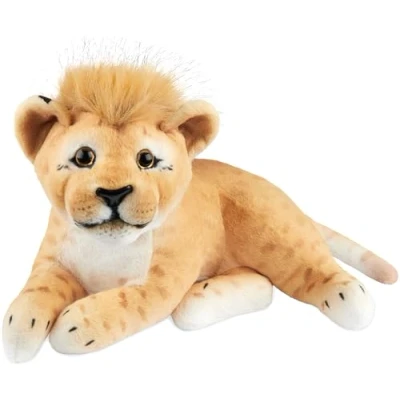 Abbildung von BRUBAKER Kuscheltier Löwe 30 cm Stofftier Baby Plüschtier (1 St., Raubkatze Liegend), Kinder Plüsch Spielzeug