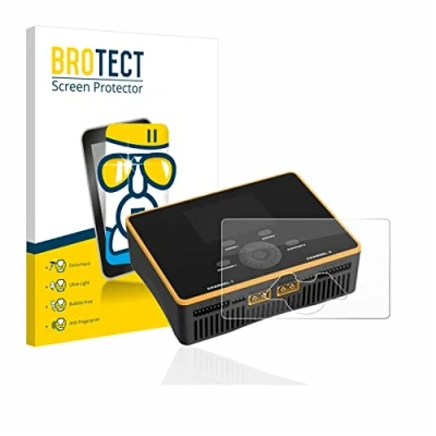 Abbildung von BROTECT Schutzglas für Junsi iCharger DX8 Duo Schutzfolie Panzer Folie Glas [Extrem Kratzfest 9H, Anti Fingerprint, Ultra Transparent]