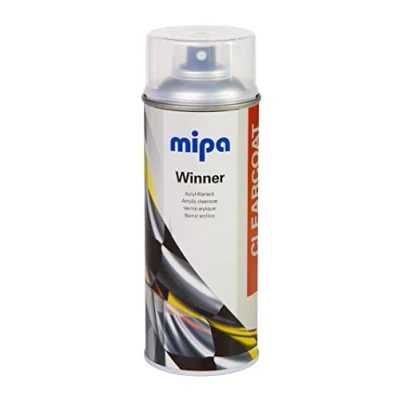 Abbildung von MIPA Winner Spray Klarlack glänzend Autolack Versiegelung 400ml
