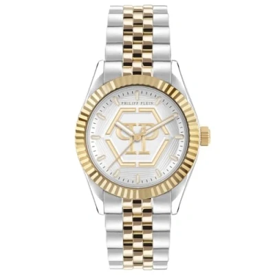Abbildung von Philipp Plein PW2BA0323 Damen Armbanduhr Date Superlative Bicolor