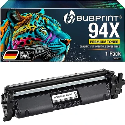 Abbildung von Bubprint XXL Toner kompatibel als Ersatz für HP 94X CF294X 94A CF294A Laserjet Pro M118dw MFP M148fdw M148dw M148fw M118 M148 Schwarz