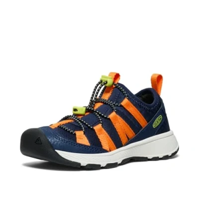 Abbildung von Keen Motozoa Children Unisex Hikingschuh für Kinder, Größe: 29, Blue Lederimitat/textil