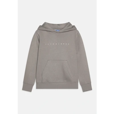 Abbildung von Jack &amp; Jones Junior Jjestar JJ NOOS JNR WHS Kapuzenpullover für Kinder, Größe: 128, Ultimate grey/white