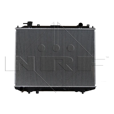 Abbildung von NRF 53567 Kühler, Motorkühlung Aluminium 635 450 33 mit Anbauteilen Kühlrippen gelötet FORD: Ranger Mk2, MAZDA: B Serie Pickup