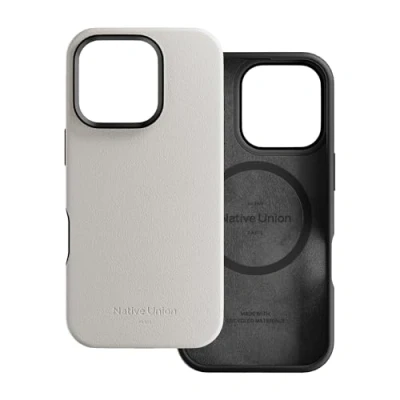 Abbildung von Native Union Active Case MagSafe kompatibel mit integrierten Magneten Robustes DesignRecycelte Materialien Extrem strapazierfähiger Fallschutz bis zu 10 Fuß /3 Mtr für iPhone 16 Pro (Sandstein)