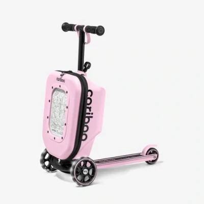 Abbildung von Dreirad Roller mit Koffer Cariboo iTravel (rosa) 4983