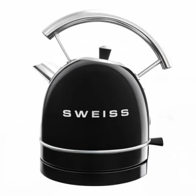 Abbildung von SWEISS Vintage Wasserkocher KTL9 Schwarz