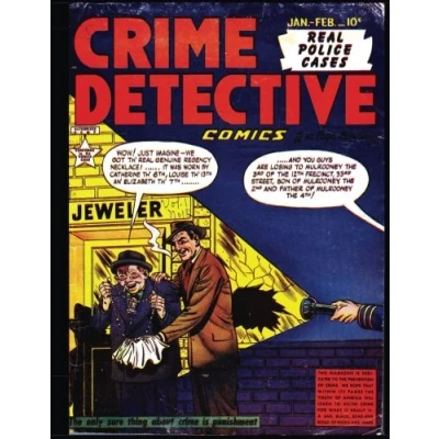 Abbildung von Crime Detective Comics #12: Golden Age Comic True Stories 1950