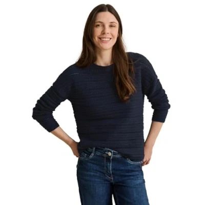 Abbildung von CECIL Damen B303209 Strickpullover, universal Blue, L