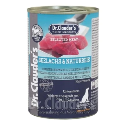 Abbildung von Dr.Clauder‘s Selected Meat Seelachs &amp; Naturreis 400g