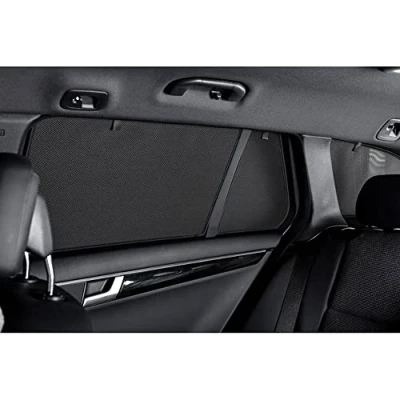 Abbildung von Satz Car Shades (Hintertüren) kompatibel mit Nissan Qashqai III (J12) 2021 (2 teilig), Schwarz