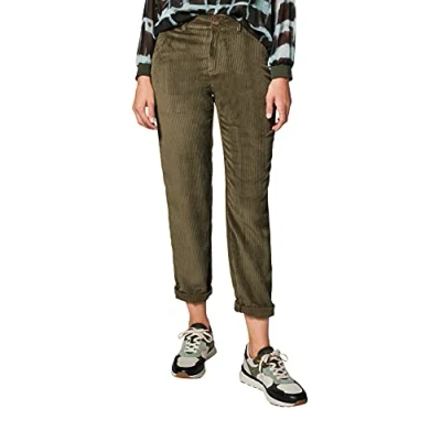 Abbildung von comma CI Damen Hose lang Freizeithose, 7971 Khaki, 38