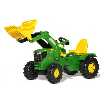 Abbildung von Trettraktor rollyFarmtrac John Deere 6210R + rollytrac Lader