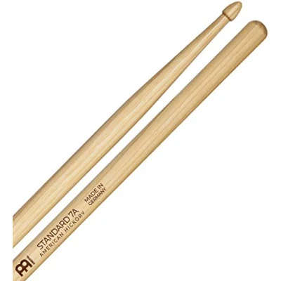 Abbildung von Meinl Stick &amp; Brush 7A Standard Drumsticks (16 Zoll) American Hickory Schlagzeug Sticks (SB100)