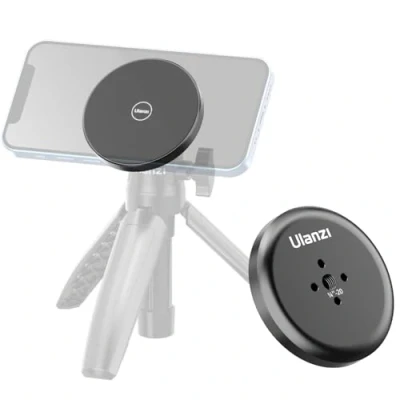 Abbildung von Ulanzi U R101 magnetische Halterung für Stativ kompatibel mit MagSafe 1/4 Zoll Schraubenloch