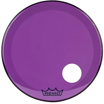 Abbildung von Remo Schlagzeugfell Colortone Powerstroke 3 clear ported 26&quot; P3 1326 CT PUOH purple