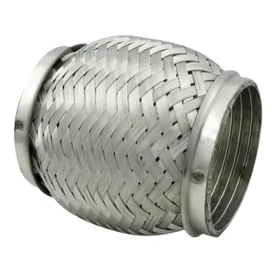 Abbildung von Ø 70mm / 2,75&quot; Edelstahl Flexrohr mit Interlock Abgasanlage Auspuff 100mm