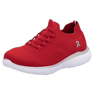 Abbildung von Rieker Sneaker low, Damen, Größe: 36, Rot Schuhe