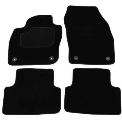 Abbildung von MAMMOOTH A041 VW460 PRM 01 Fußmattensatz Textil vorne und hinten 4 schwarz Maßgefertigt VOLKSWAGEN: T Cross