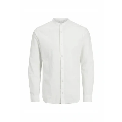 Abbildung von Jack &amp; Jones Jjebreeze BAND Hemd, Herren, Größe: 4XL, White