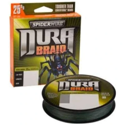 Abbildung von Spiderwire DuraBraid Geflochtene Schnur Moss Green 0.28mm (275m)