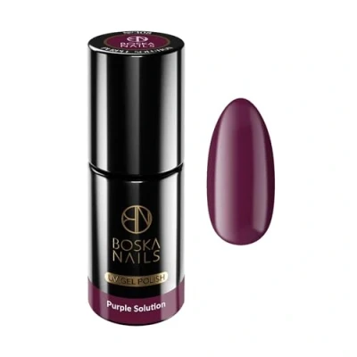 Abbildung von Boska Nails Divine Hybrid Lack Farbe Purple Solution Nr. 308, 6 ml Hochpigmentiert Perfekte Deckkraft Einfache Anwendung