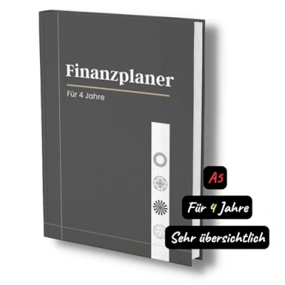 Abbildung von Finanzplaner XXL: Haushaltsbuch für 4 Jahre. Zum Eintragen aller Einnahmen &amp; Ausgaben. Mit übersichtlichen Tabellen 104 Seiten, A5, undatiert.