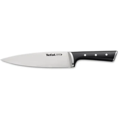 Abbildung von Tefal Kochmesser &quot;Ice Force&quot;, (1 tlg.), Edelstahl, dauerhafte Leistungsstärke, Handschutz, Eishärtung, Schwarz