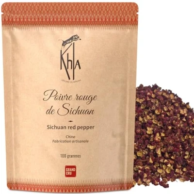 Abbildung von Khla Szechuan Pfeffer Rot 100 g Roter Sichuan Pfefferkörner Ganz Beeren Asiatisches Gewürz Timut Chili Sichuanese Begrenzte Produktion Herkunft China