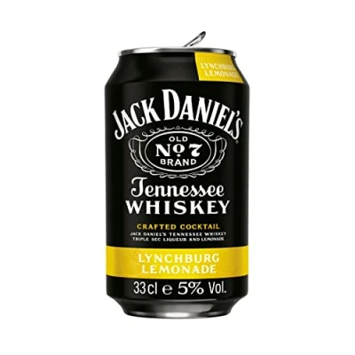 Abbildung von Jack Daniels Tennessee Whiskey und Lynchburg Lemonade Dose 5% Cans 330 ml (12 Stück)