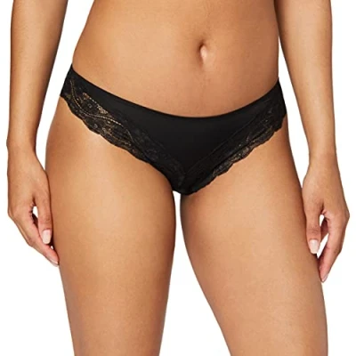 Abbildung von Triumph Damen Lovely Micro Tai Briefs, SCHWARZ, XL