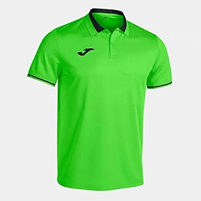 Abbildung von Joma Herren Championship Vi Poloshirt, Fluor Grün/Schwarz, S EU