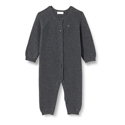 Abbildung von Noppies Strampler Monrovia Jumpsuit für Kinder, Größe: 44, Dark grey melange