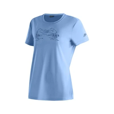 Abbildung von Maier Sports Wilma Print Damen Funktionsshirt, Freizeitshirt mit Aufdruck, Regular Fit