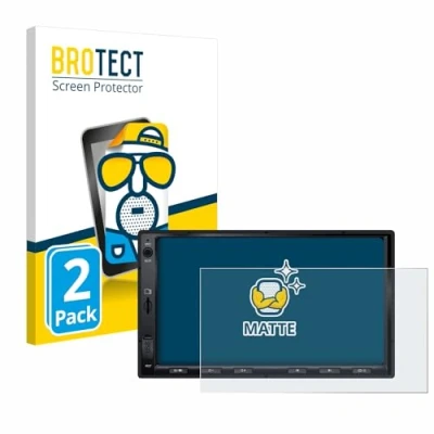 Abbildung von BROTECT Entspiegelungs Schutzfolie für Atoto F7 WE (2 Stück) Matte Displayschutz Folie, Anti Reflex, Fingerprint