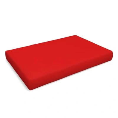 Abbildung von POKAR Palettenkissen Wasserdicht Palettenauflagen mit abnehmbarem Bezug Palettenauflage Palettenmöbel Palettensofa, Sitzkissen 120x80, Rot