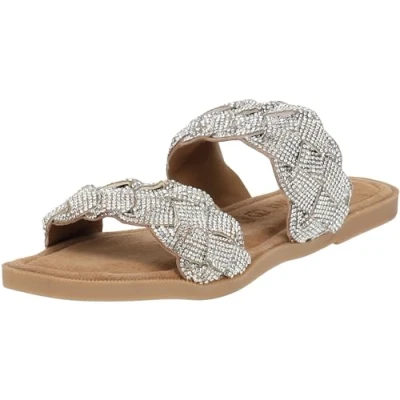 Abbildung von Lazamani Pantolette flach, Damen, Größe: 38, Silver Schuhe