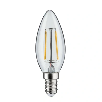 Abbildung von Paulmann 28683 LED Lampe Filament Kerze 2,6W Leuchtmittel Klar 2700K Warmweiß E14