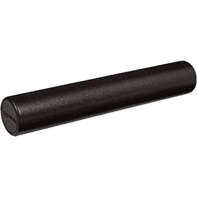 Abbildung von Amazon Basics Hochdichte Schaumstoffrolle, rund 90 cm, Schwarz