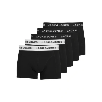 Abbildung von Jack &amp; Jones Jacsolid Trunks 5 PACK Panties, Herren, Größe: XXL, Black
