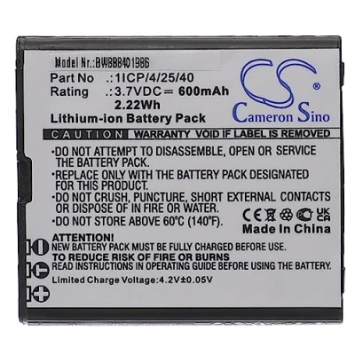 Abbildung von vhbw Akku kompatibel mit Bea fon SL495, SL595, SL595 Plus Handy Smartphone Senioren Telefon (600mAh, 3,7V, Li Ion)