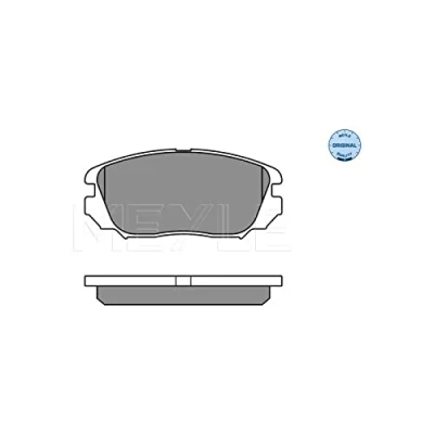 Abbildung von MEYLE 025 244 1519/W Bremsbelagsatz ORIGINAL Quality Vorderachse mit akustischer Verschleißwarnung Anti Quietsch Blech OPEL: Insignia A Limousine