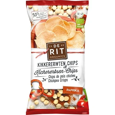 Abbildung von De Rit Kichererbsen Chips Paprika 75 g 8er Pack
