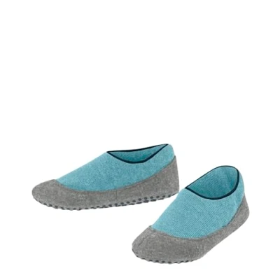 Abbildung von FALKE Unisex Kinder Cosy Slipper K Hp Wolle Rutschhemmende Noppen Stoppersocken, Blau Key Largo 6852, 25/26 EU