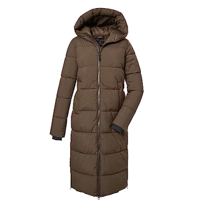 Abbildung von G.I.G.A. DX Damen Steppmantel mit Kapuze/Funktionsmantel ist wasserabweisend GW 50 WMN QLTD CT, dunkelbraun, 34, 39840 000